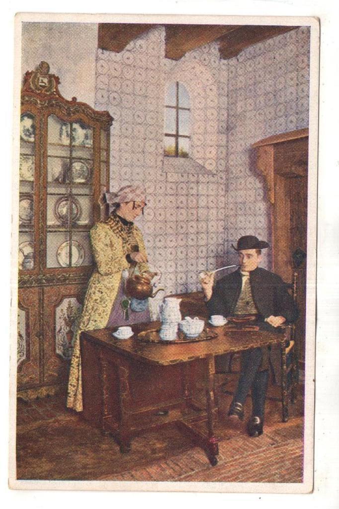 Friesland Hindelopen Ansichtkaart, Verzenden, 1920 tot 1940, Ongelopen, Friesland