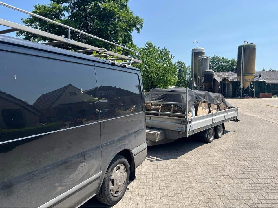 Haardhout om zelf te kloven Eik Beuk, 6 m³ of meer, Ophalen of Verzenden, Blokken