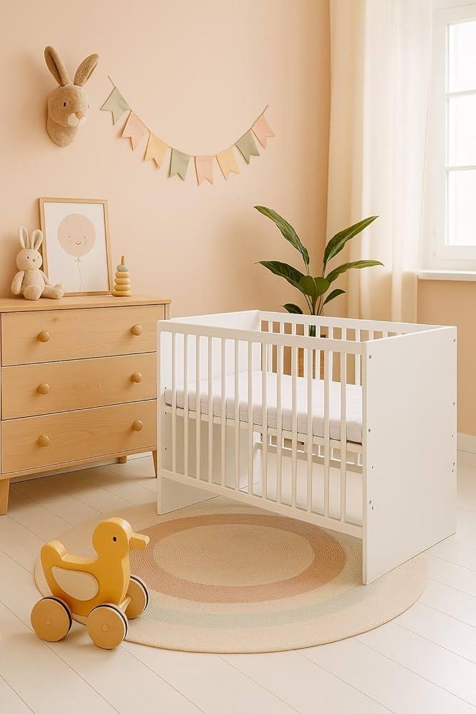Baby Ledikant met Matras, Kinderen en Baby's, Babywiegjes en Ledikanten, Ophalen, Zo goed als nieuw, Ledikant
