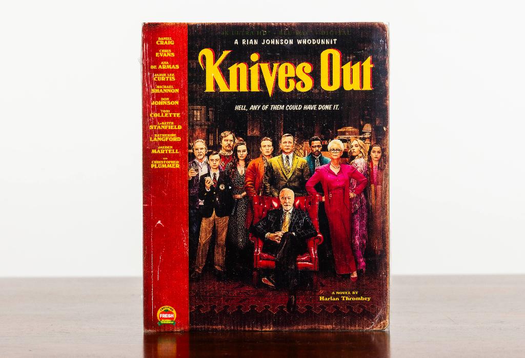 Knives Out 4K UHD + Blu-Ray STEELBOOK (US Import), -, -, Ophalen of Verzenden, Nieuw in verpakking