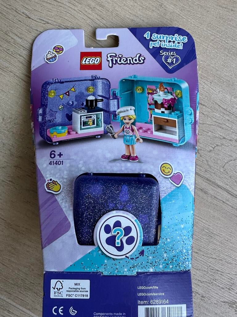 LEGO Friends 41401 Stephanie's Speelkubus - Serie 1, Ophalen of Verzenden, Zo goed als nieuw, Complete set, Lego
