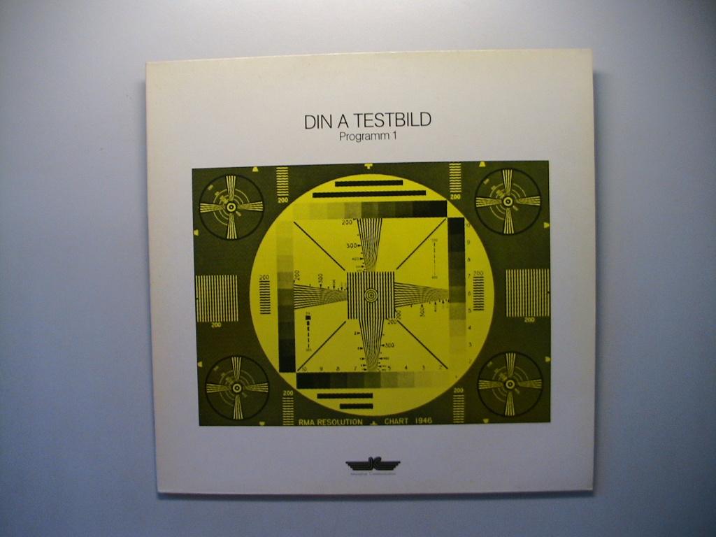 LP Din a Testbild - Programm 1, Cd's en Dvd's, Vinyl | Pop, Gebruikt, 12 inch, Verzenden