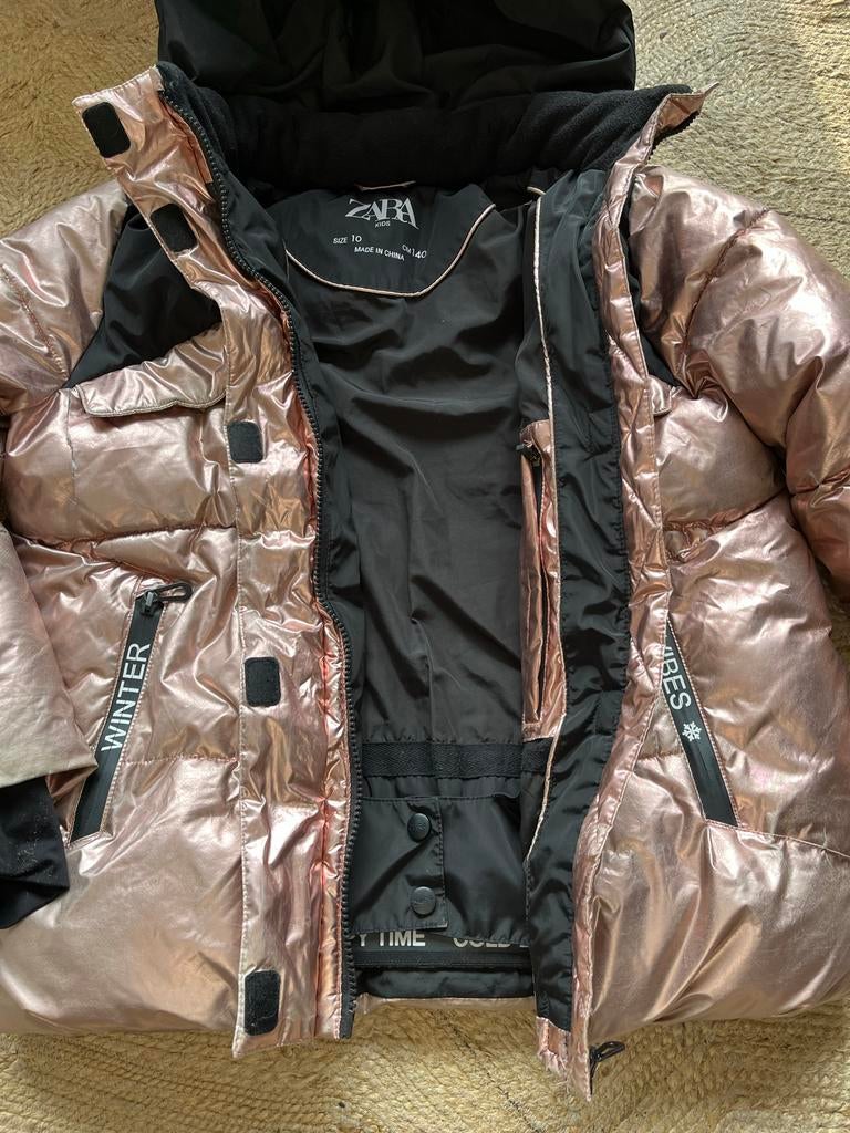 Ski jas Zara ski kids mt 10-12jr /140, Ophalen of Verzenden, Gebruikt