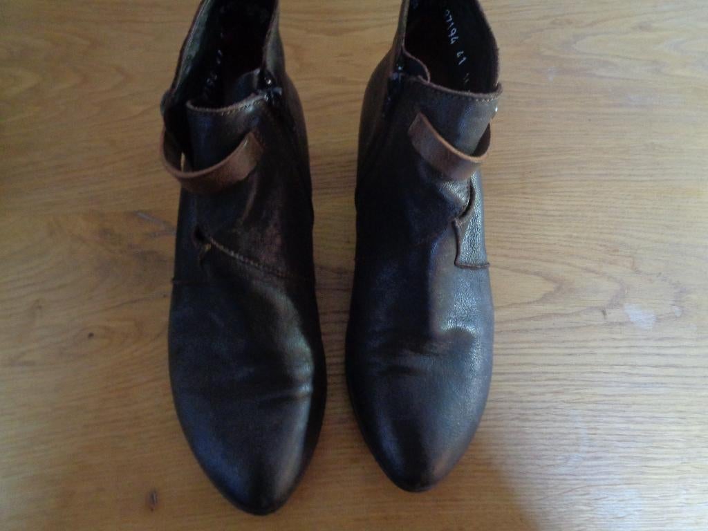 Think ecologische enkellaarsjes:mt 39., Kleding | Dames, Schoenen, Bruin, Think!, Lage of Enkellaarzen, Ophalen of Verzenden