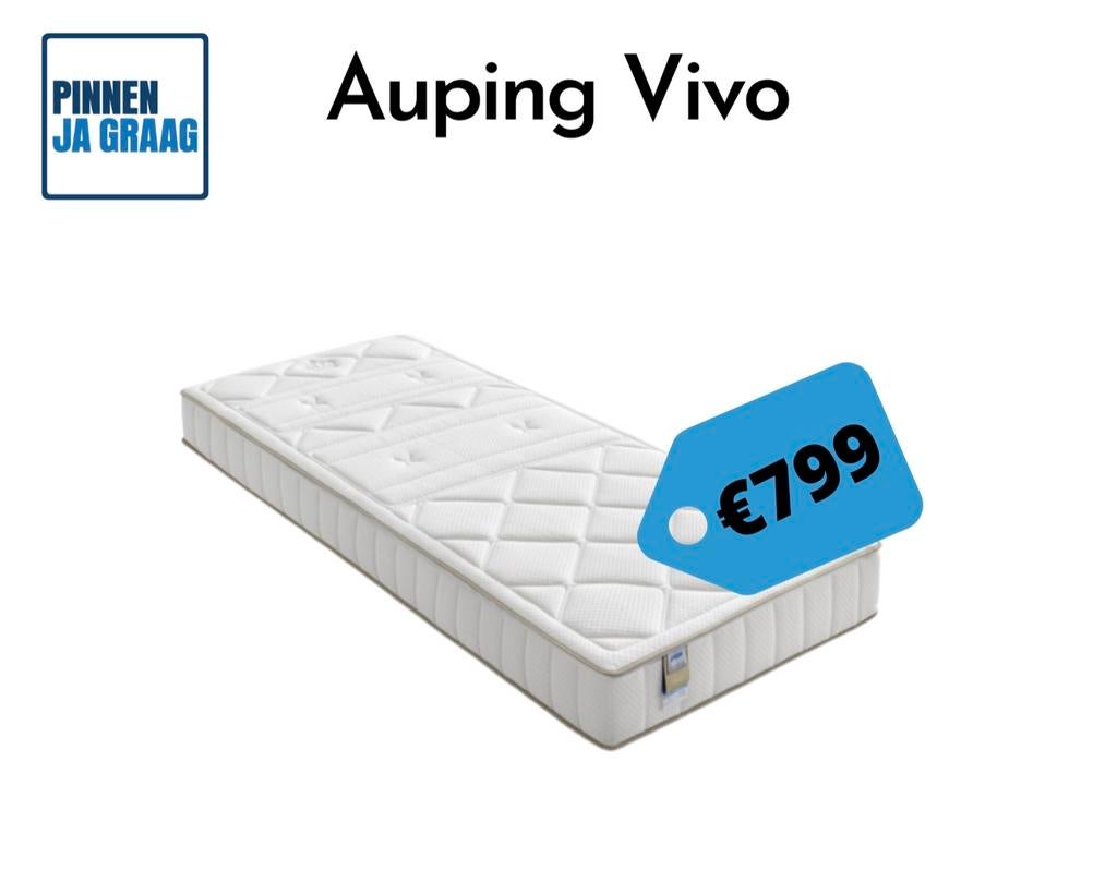 1+1 GRATIS BLACK FRIDAY DEALS auping vivo matras 90x210
