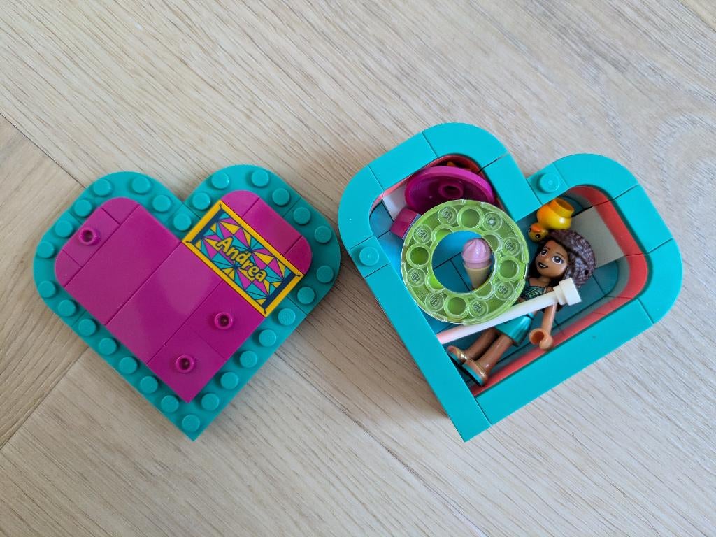 Lego Friends 41384 Andrea's hartvormige zomerdoos, Ophalen of Verzenden, Zo goed als nieuw, Complete set, Lego