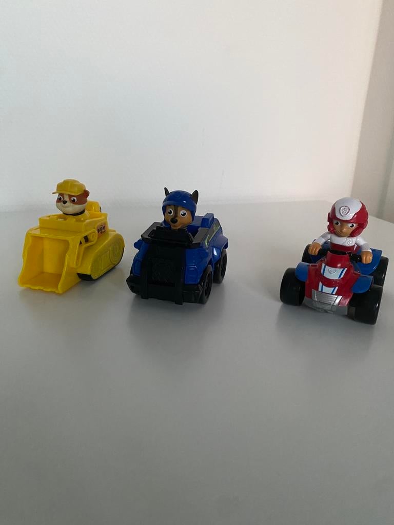Paw patrol mini auto’s, Ophalen, Zo goed als nieuw