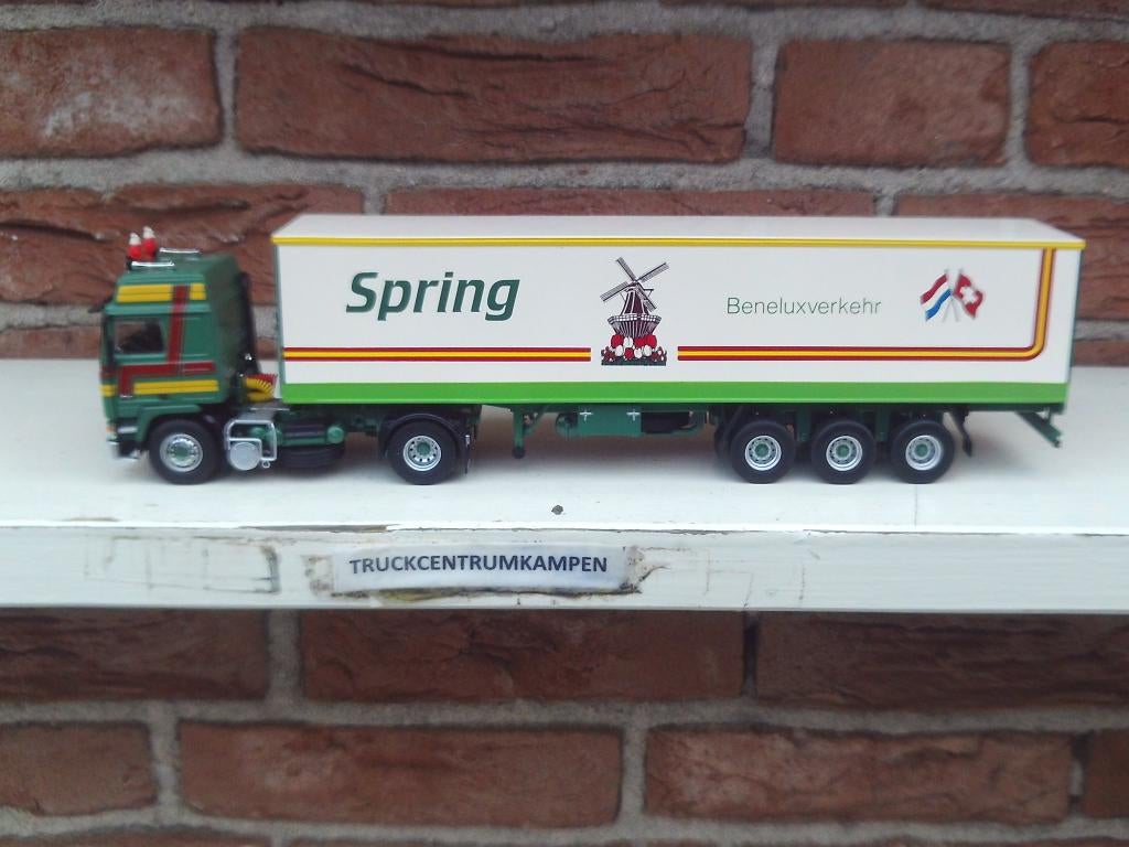 Tekno  Volvo  F16  Globetrotter  van  Spring., Hobby en Vrije tijd, Modelauto's | 1:50, Ophalen of Verzenden, Nieuw, Bus of Vrachtwagen