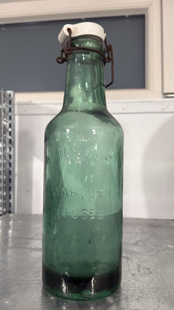 Vintage Groene Fles met Beugel, Ophalen