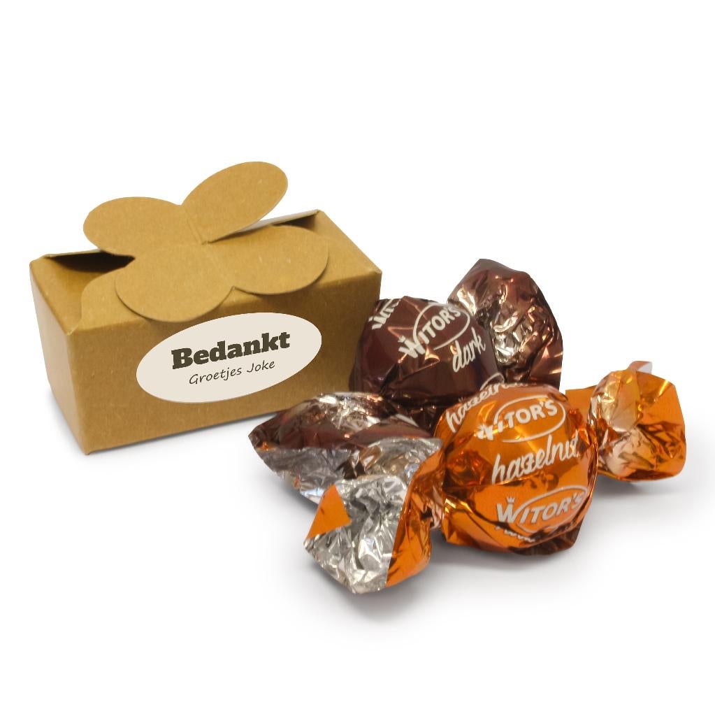 Bedankjes collega - bonbondoosje, Diversen, Levensmiddelen, Ophalen of Verzenden