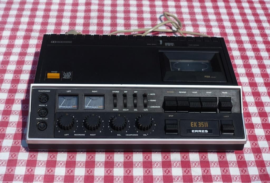 Erres - cassette deck - type EK3511 - in prima staat, Ophalen of Verzenden, Enkel, Overige merken