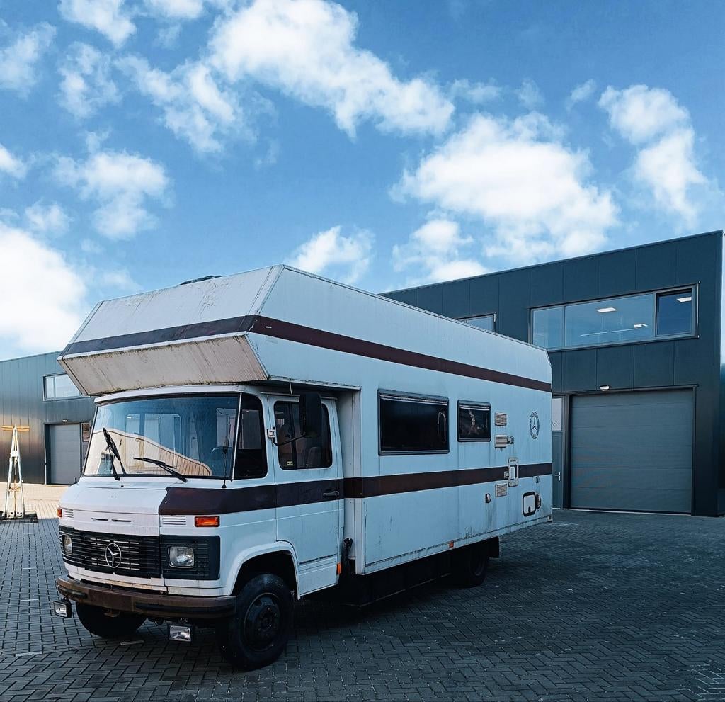 Mercedes L 613D Wegenbelasting vrij Camper 1980, Alkoof, Mercedes-Benz, Particulier, Meer dan 6