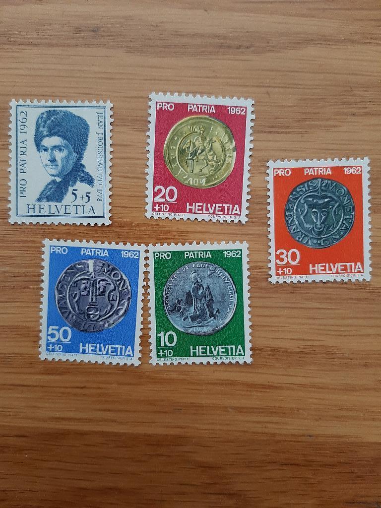 Zwitserland Pro Patria 1962, Verzenden, Postfris