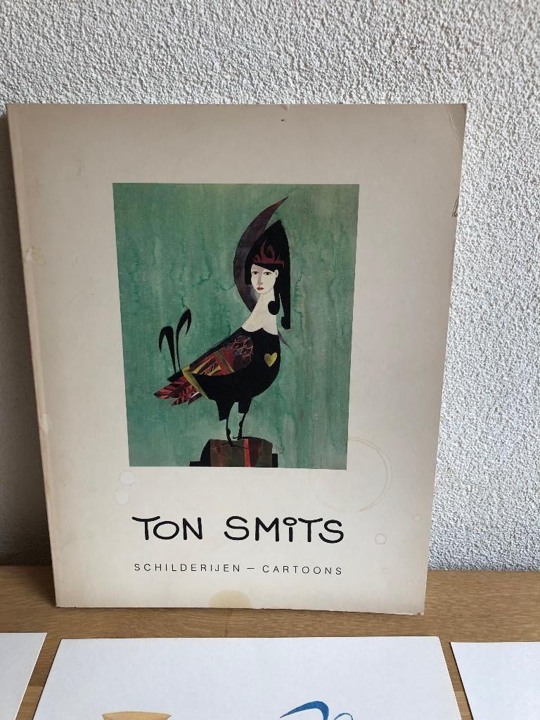 Ton Smits Boek Schilderijen – Cartoons 1981, Boeken, Kunst en Cultuur | Beeldend, Gelezen, Schilder- en Tekenkunst, Ophalen of Verzenden