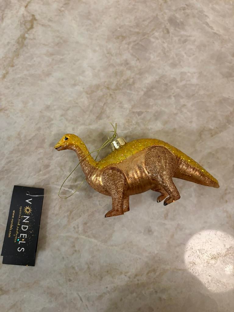 Nieuw VONDELS dinosaurus kerstornament, Ophalen of Verzenden, Nieuw