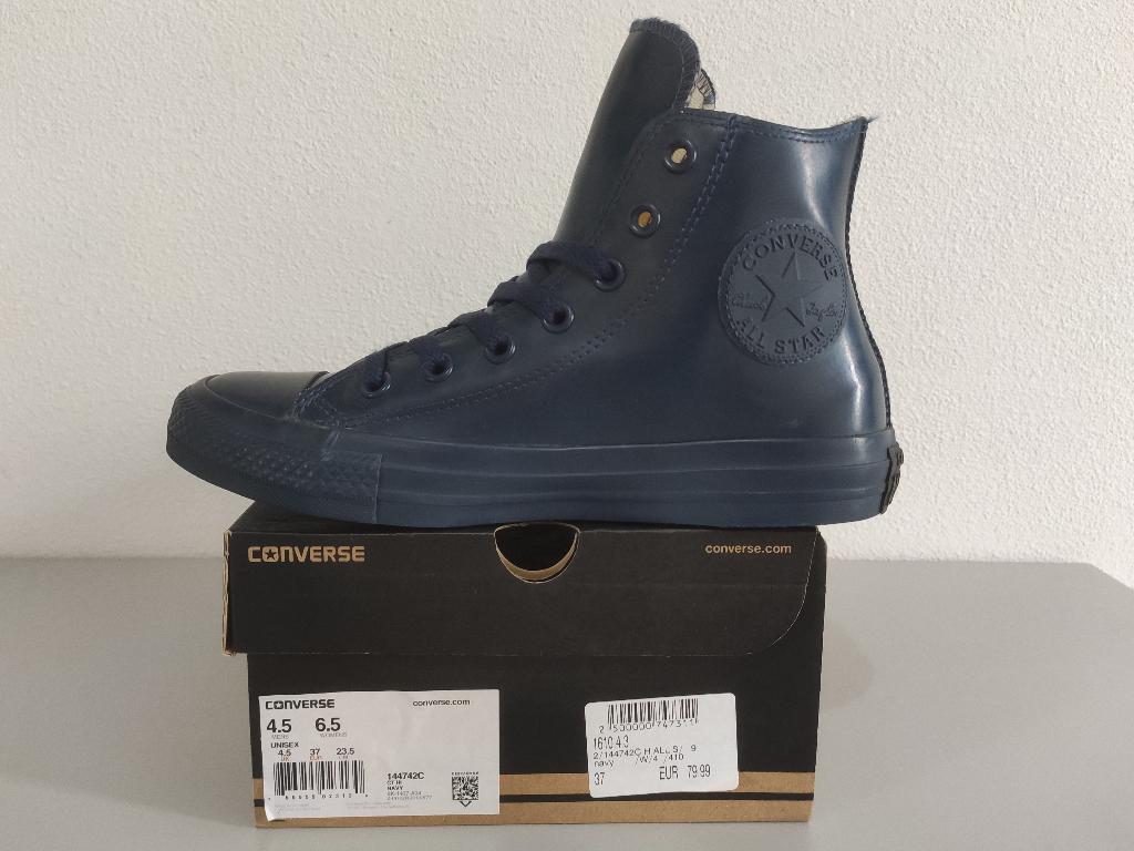 Converse All Stars Rubber US WMNS 6.5 Eur 37 Nieuw Vintage, Blauw, Nieuw, Ophalen of Verzenden, Sneakers of Gympen