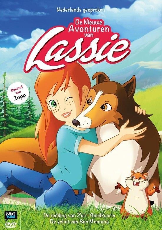 DVD De Nieuwe Avonturen Van Lassie, Cd's en Dvd's, Dvd's | Kinderen en Jeugd, Zo goed als nieuw, Tv fictie, Avontuur, Alle leeftijden