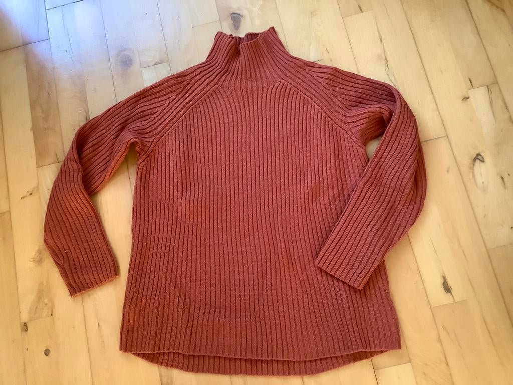 Trui, lekker warm. MOOI, rib gebreide trui. Acryl, winter., Ophalen of Verzenden, Zo goed als nieuw