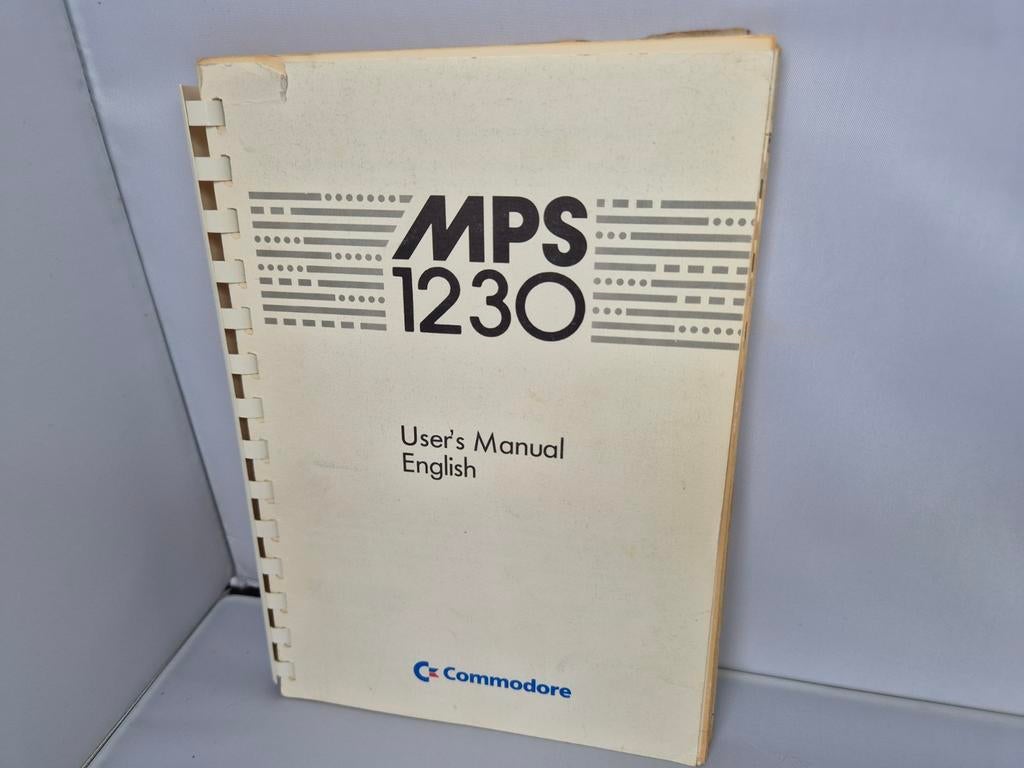 Commodore 64 MPS 1230 Engelstalige handleiding, Ophalen of Verzenden