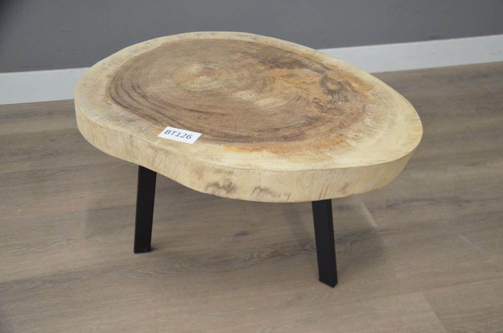 Ronde suar salontafel 55- 75 cm -BT126, 50 tot 100 cm, Rond, Nieuw, Metaal