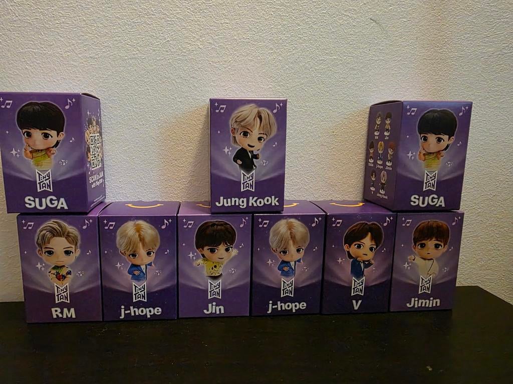 Mc donalds k pop poppetjes, Ophalen of Verzenden
