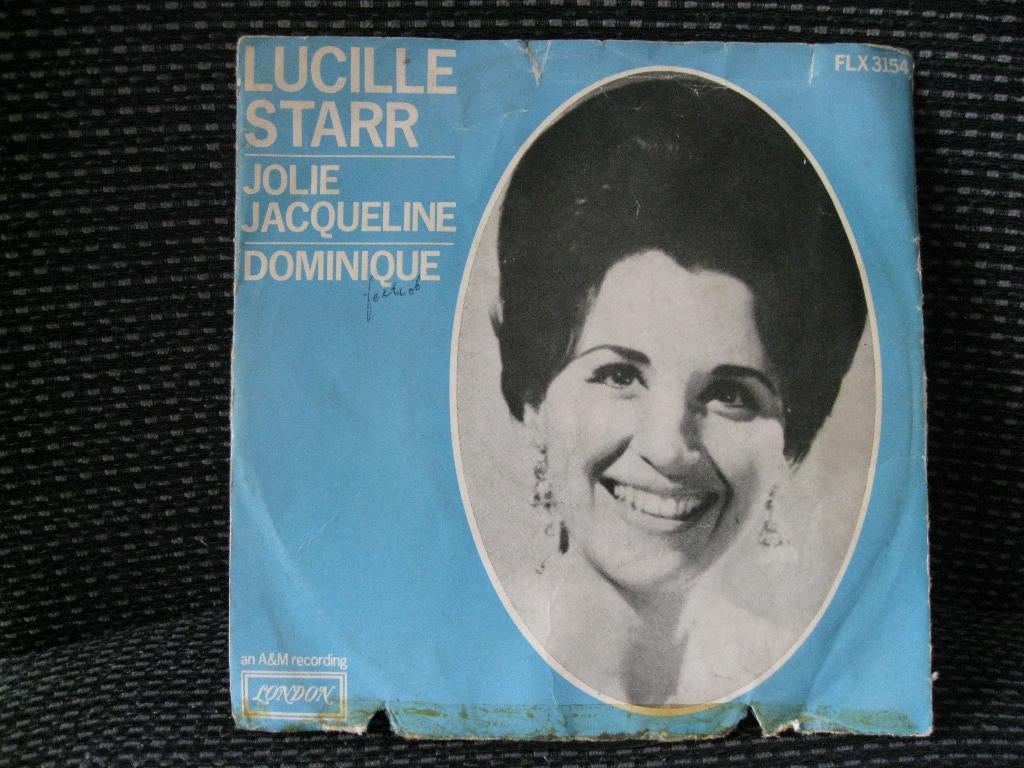 single Lucille Starr - Jolie Jacqueline - Dominique, Ophalen of Verzenden, Gebruikt, Pop, Single