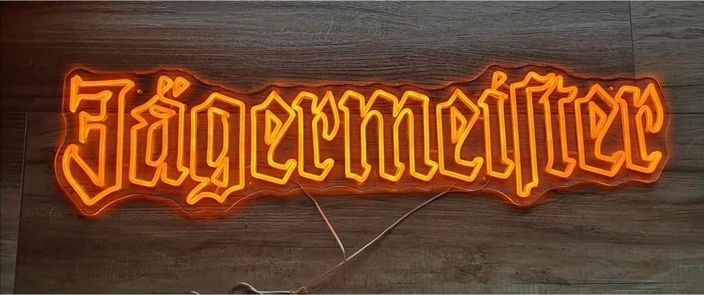 JÄGERMEISTER led/neon verlichting, Ophalen of Verzenden, Nieuw, Reclamebord, Plaat of Schild, Overige merken