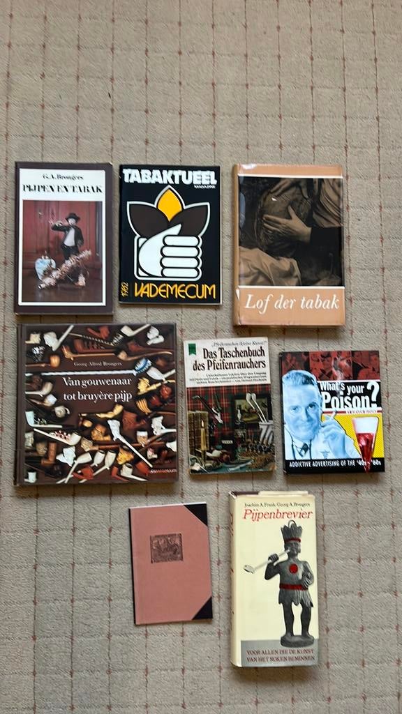 Boeken tabak en tabakspijpen, Ophalen of Verzenden, Zo goed als nieuw