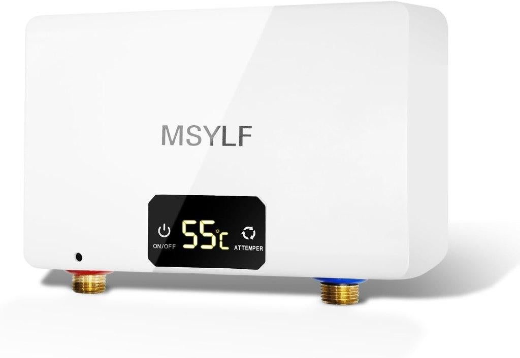 MSYLF Elektrische doorstroomboiler 230 V 5500 W, Nieuw, Minder dan 3 jaar oud, Minder dan 20 liter, Boiler