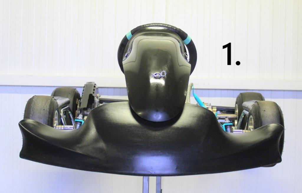 Formula K Monster EVO3 rollende chassis 3 stuks, Sport en Fitness, Karting, Ophalen, Gebruikt, Kart