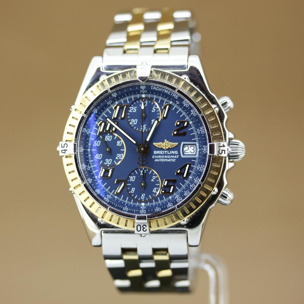 Breitling Chronomat Staal-Goud D13350, Staal, Gebruikt, Breitling, Polshorloge
