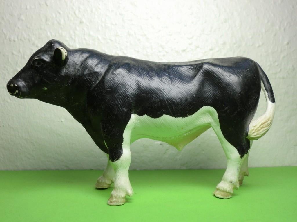 Schleich13143 stier, dierfiguur, Ophalen of Verzenden, Gebruikt, Boerderijdier, Beeldje of Figuurtje