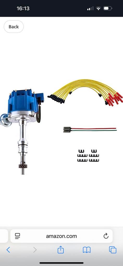 Ford v8 HEI ontsteking met kabels 289 302 351 429 460, Auto-onderdelen, Ford, Nieuw, Ophalen of Verzenden, Ford