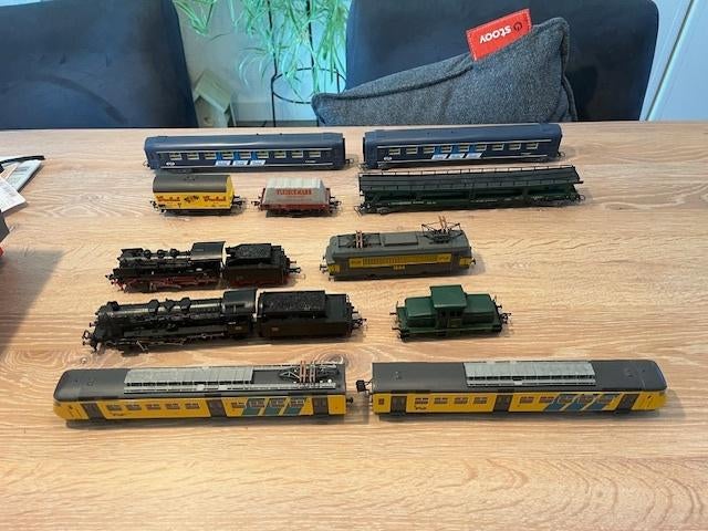 Complete Fleischmann H0 modelspoorbaan, Hobby en Vrije tijd, Ophalen, Gelijkstroom, Fleischmann, NS