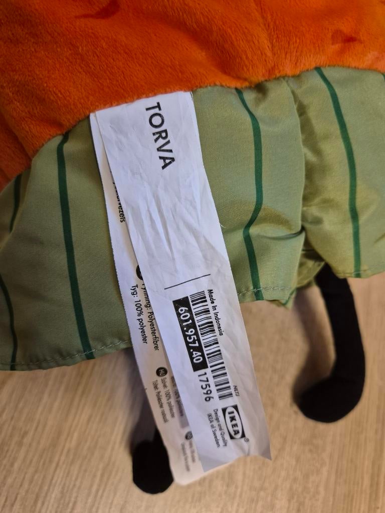 IKEA wortel knuffel torva, Kinderen en Baby's, Ophalen of Verzenden