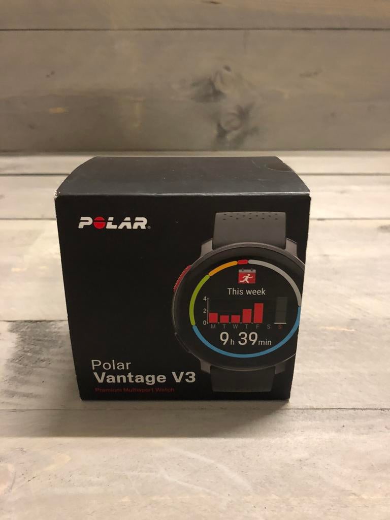 Polar Vantage V3 GPS Multi-Sporthorloge - Night Black, Zwart, Ophalen of Verzenden, Zo goed als nieuw, Nvt