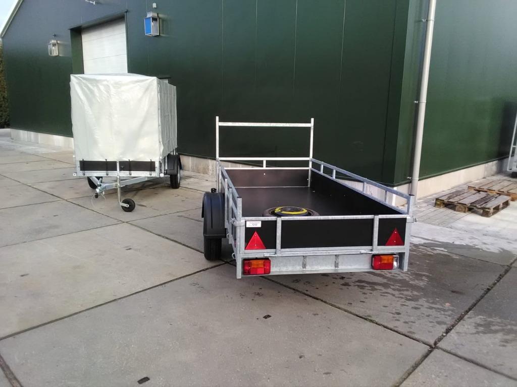 Ongeremde aanhanger bakwagen 257 x 130 cm €745 + pakket 795, Ophalen, Nieuw