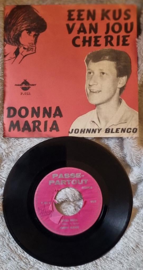 Johnny Blenco - Een kus van jou Cherie, Cd's en Dvd's, Vinyl Singles, Ophalen of Verzenden, Zo goed als nieuw, Nederlandstalig