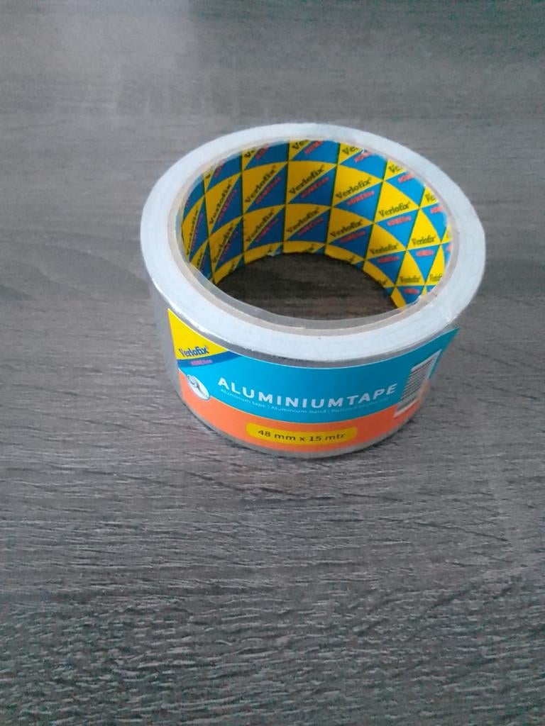 Aluminium Tape - Verlofix 48mm x 15mtr, Overige materialen, Nieuw, Minder dan 5 m², Ophalen