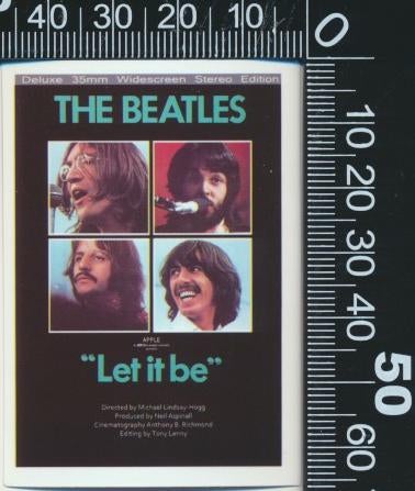 Sticker: The Beatles (Replica Concertposter), Ophalen of Verzenden, Zo goed als nieuw, Bedrijf of Vereniging