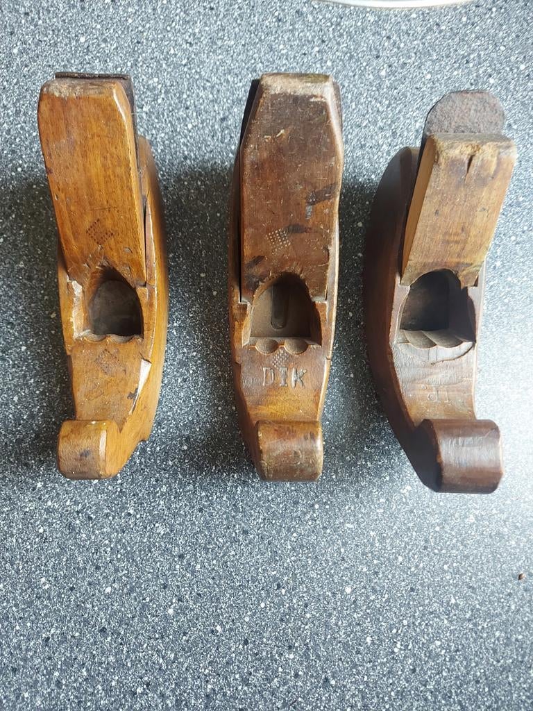 Antieke gerfschaaf x 3, Antiek en Kunst, Antiek | Gereedschap en Instrumenten, Ophalen of Verzenden