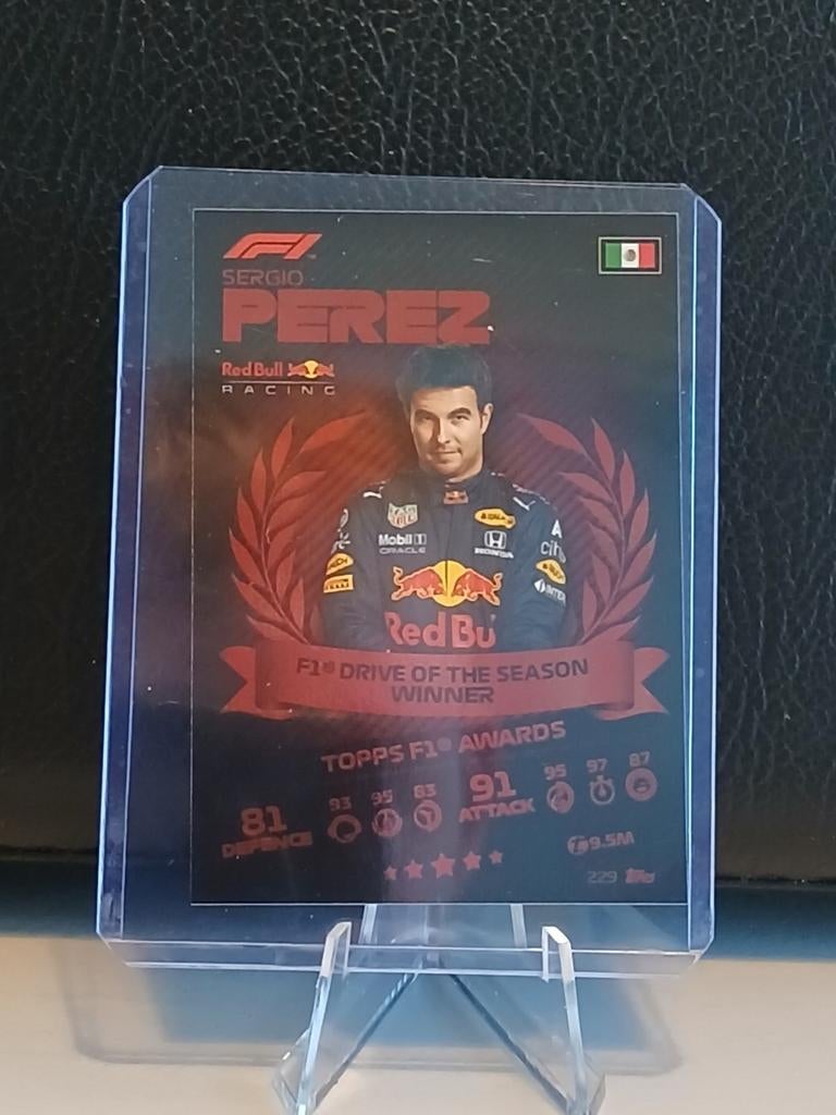 Sergio Perez Topps F1 Turbo Attax 2021 Trading Card, Ophalen of Verzenden, Zo goed als nieuw, Losse kaart