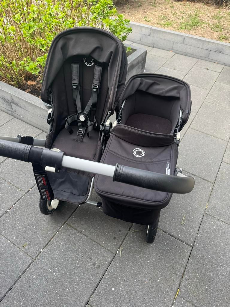 Bugaboo Donkey Duo Kinderwagen - Compleet met accessoires, Ophalen, Gebruikt, Combiwagen, Duowagen