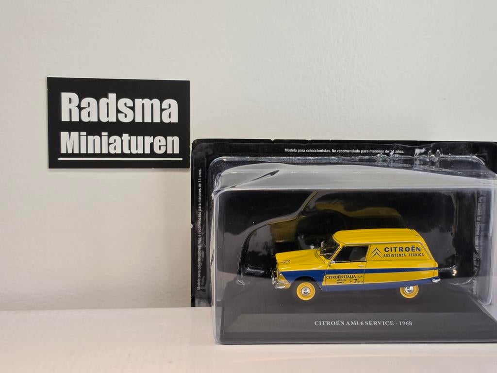 Citroën Ami 6 " Serviceauto " 1:43 Altaya/Ixo, Overige merken, Auto, Nieuw, Ophalen of Verzenden