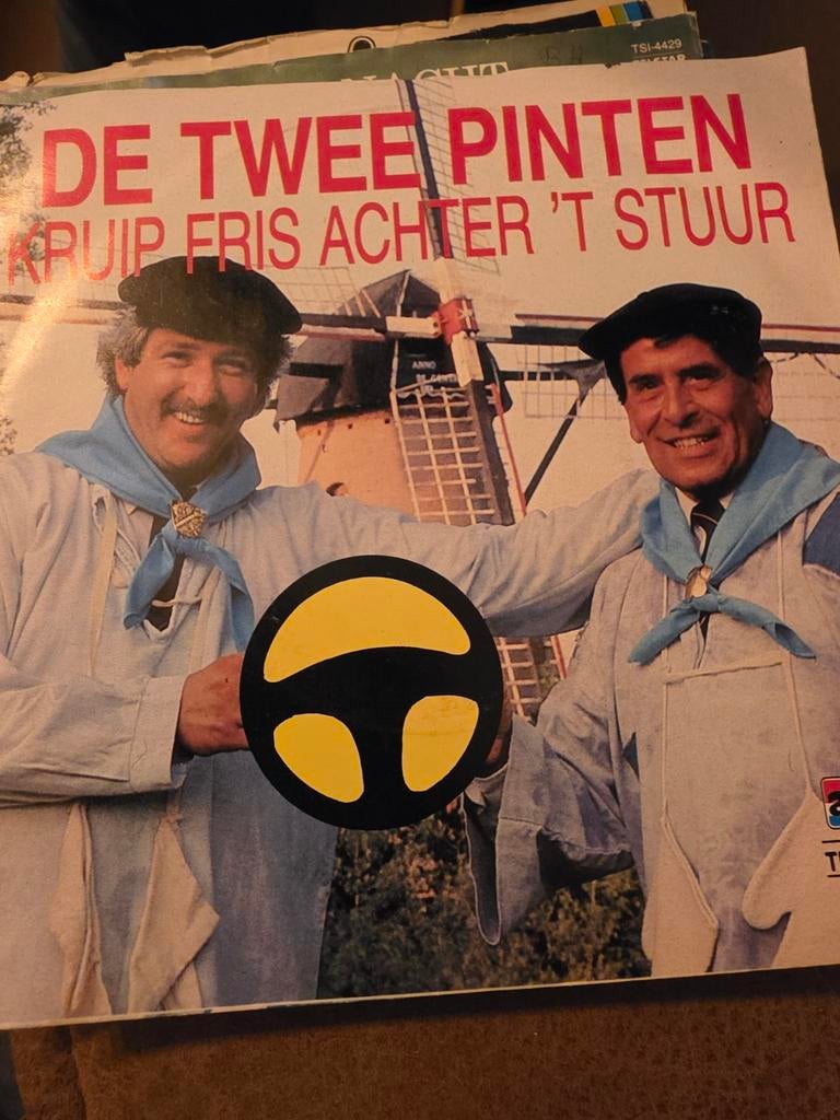 De Twee Pinten - Kruip Fris Achter 't Stuur Vinyl Single, Cd's en Dvd's, Ophalen of Verzenden, Gebruikt, Overige formaten
