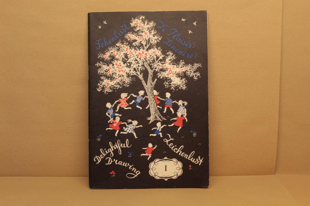 Lief antiek/oud kinder tekenboekje, Ophalen of Verzenden