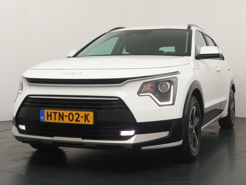 Kia Niro 1.6 GDi PHEV DynamicLine - Navigatie - Cruise Contr, Auto's, Kia, 12 maanden, Gebruikt, Leder en Stof, Wit