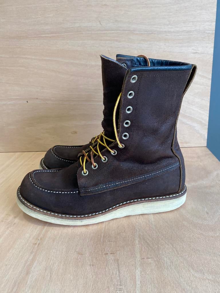 Red Wing 8120 8inch moc toe Java Muleskinner US7,5/41, Kleding | Heren, Schoenen, Bruin, Boots, Ophalen of Verzenden, Gedragen