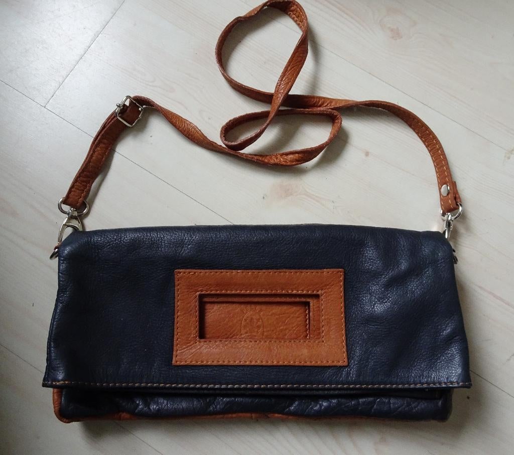 LEREN TAS VAN PELLE, Ophalen of Verzenden, Zo goed als nieuw, Overige kleuren, Overige typen