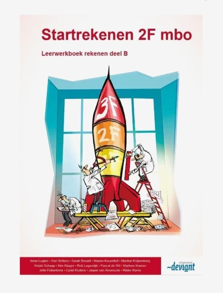 Startrekenen 2F MBO Leerwerkboek deel B ISBN: 9789491699917, Boeken, Ophalen of Verzenden, Zo goed als nieuw, Diviant, MBO